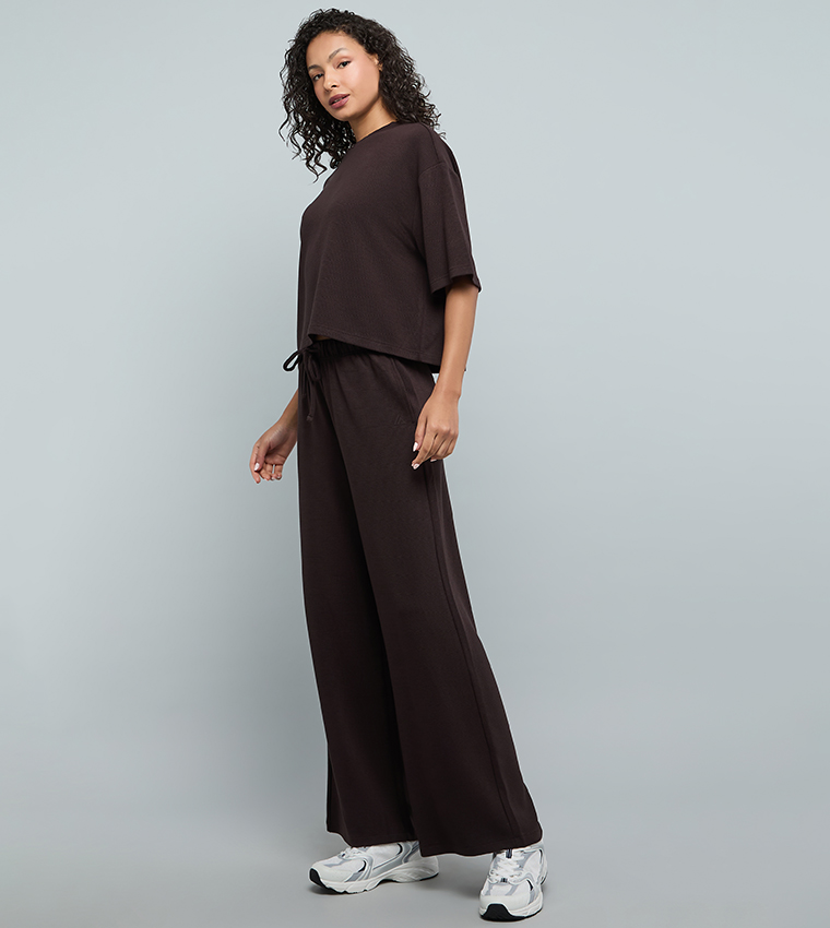 R&B  Casual Pants - Brown Casual Pants