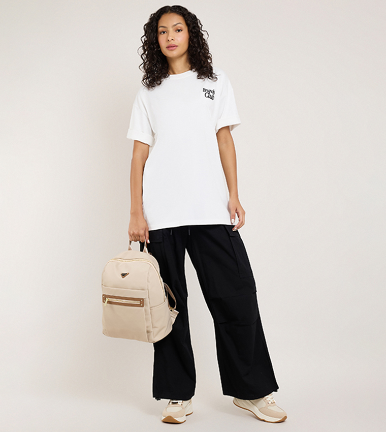 أر آند بي  تيشيرتات  كم قصير  - أبيض Short Sleeve T-Shirts