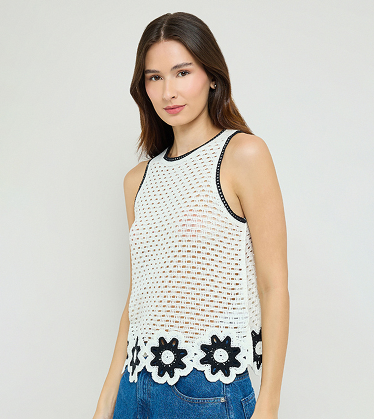 Crochet Sleeveless Top