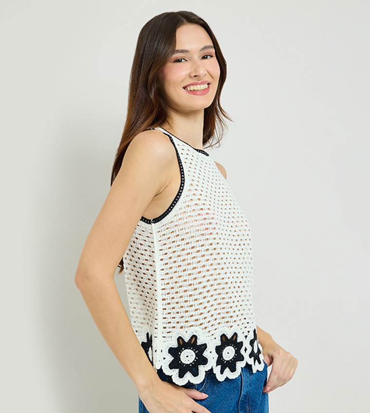 Crochet Sleeveless Top