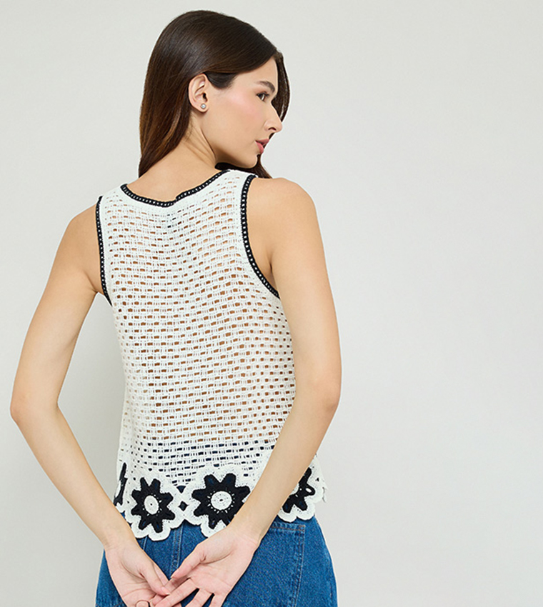 Crochet Sleeveless Top