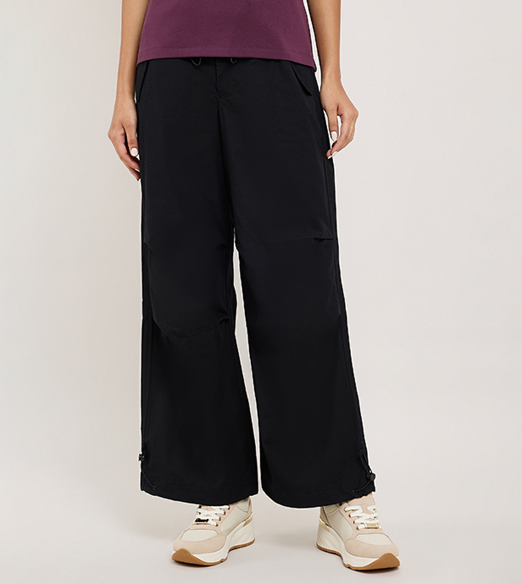 R&B  Casual Pants - BLACK Mary Janes