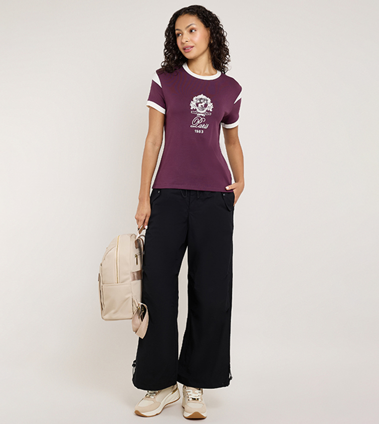 R&B  Casual Pants - BLACK Mary Janes
