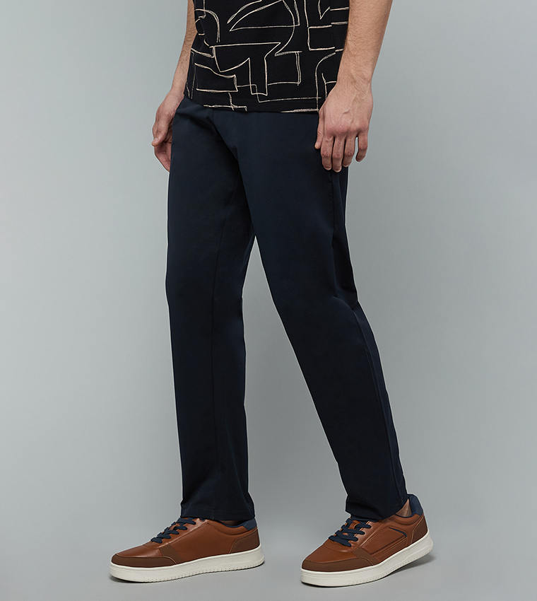 R&B  Casual Pants - NAVY BLUE Casual Pants