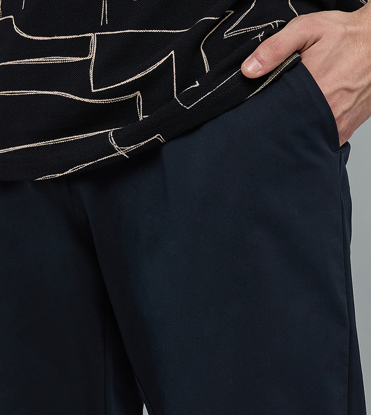 R&B  Casual Pants - NAVY BLUE Casual Pants