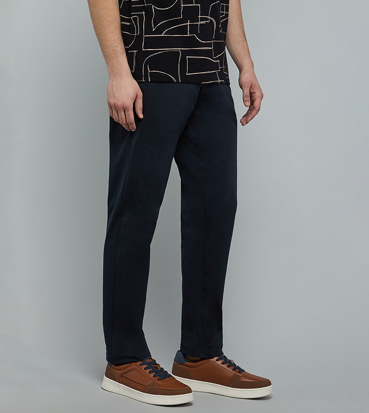 R&B  Casual Pants - NAVY BLUE Casual Pants