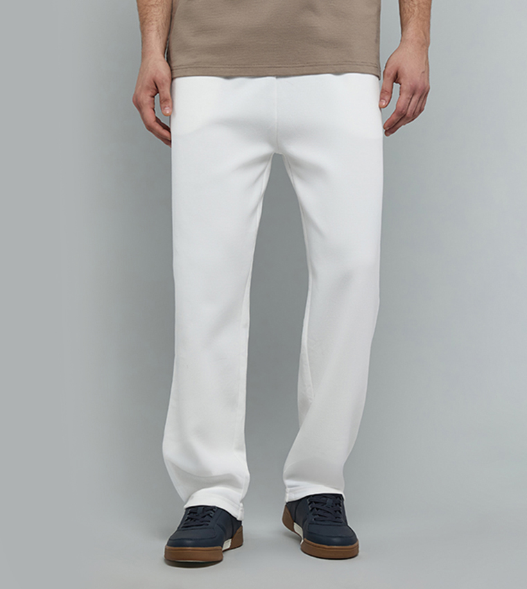 R&B  Casual Pants - Ivory Mary Janes