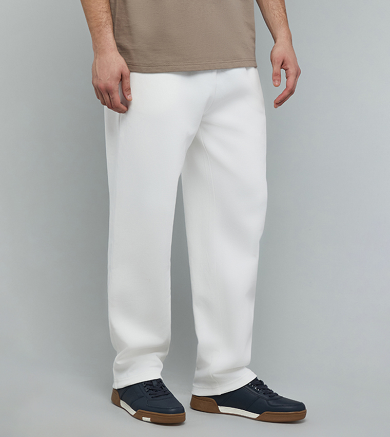 R&B  Casual Pants - Ivory Mary Janes