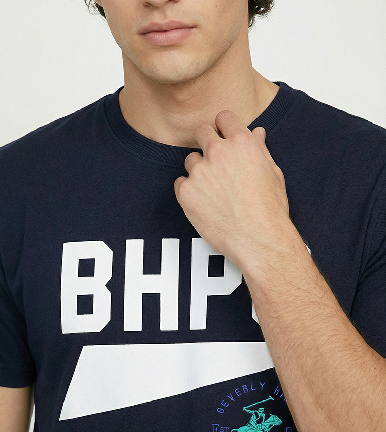 Logo Printed Crew Neck T-Shirt
