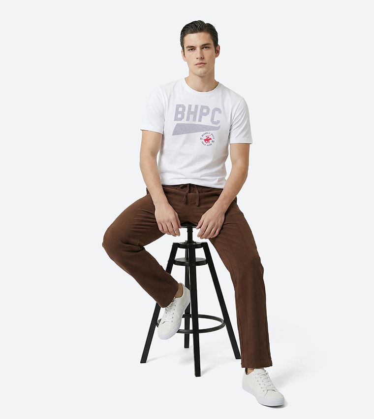 Logo Printed Crew Neck T-Shirt