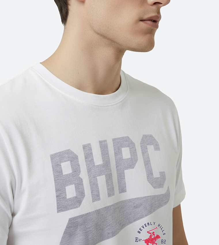 Logo Printed Crew Neck T-Shirt