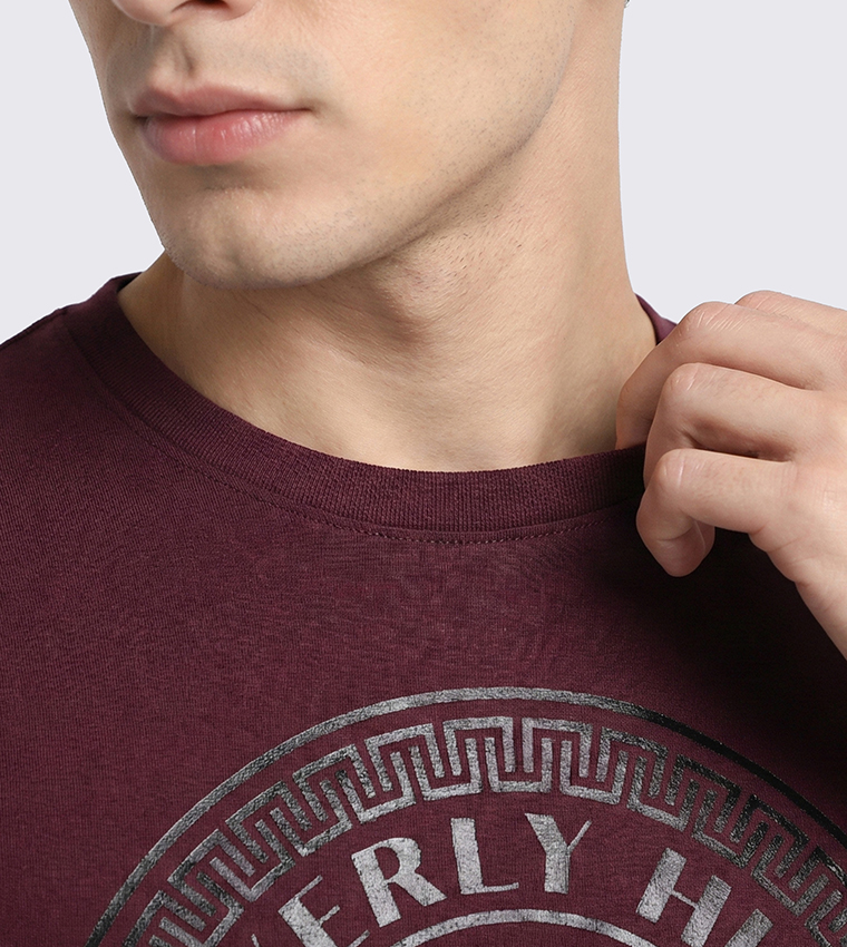 Logo Printed Crew Neck T-Shirt