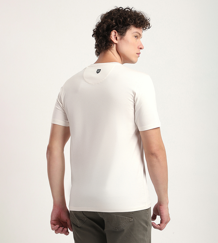 بيفرلي هيلز بولو كلوب  تيشيرتات بياقة دائرية  - أبيض Round Neck T-Shirts