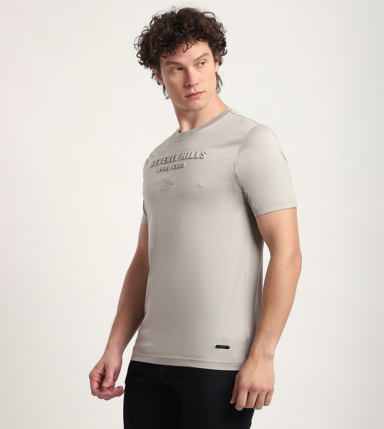 Logo Embossed Short Sleeves T-Shirt