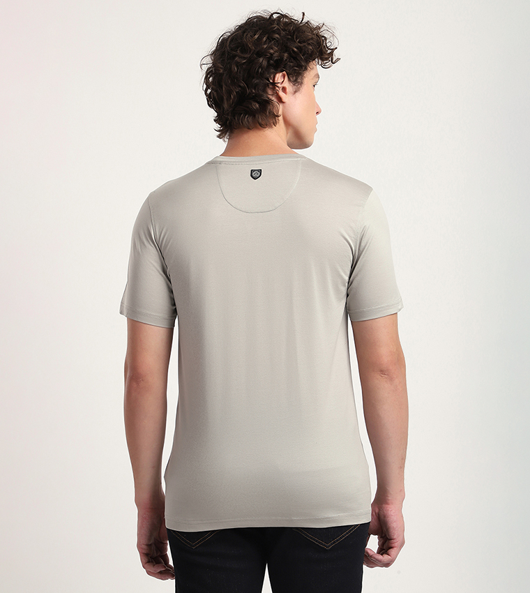 Logo Embossed Short Sleeves T-Shirt