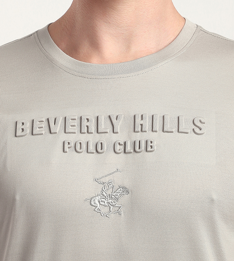 Logo Embossed Short Sleeves T-Shirt