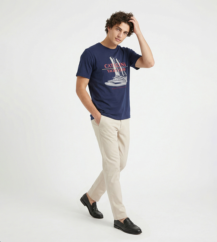Graphic Printed Crew Neck T-Shirt
