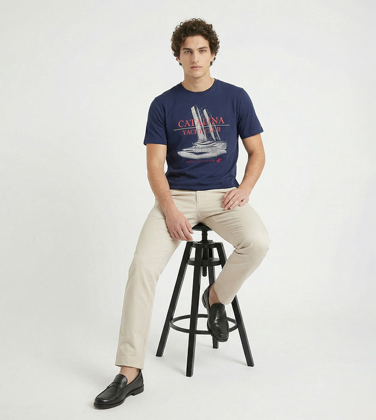 Graphic Printed Crew Neck T-Shirt
