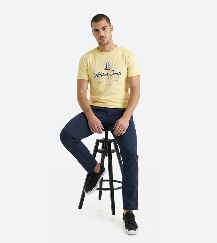 Graphic Printed Crew Neck T-Shirt