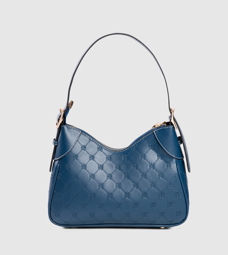 Logo Embossed Shoulder Bag