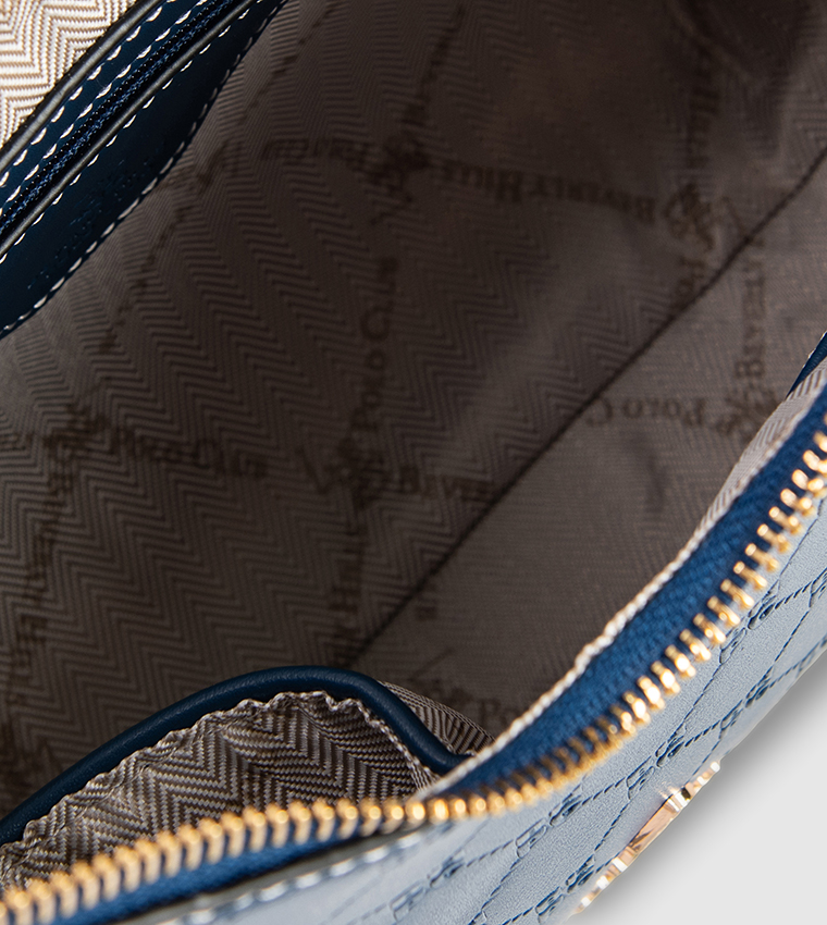 Logo Embossed Shoulder Bag