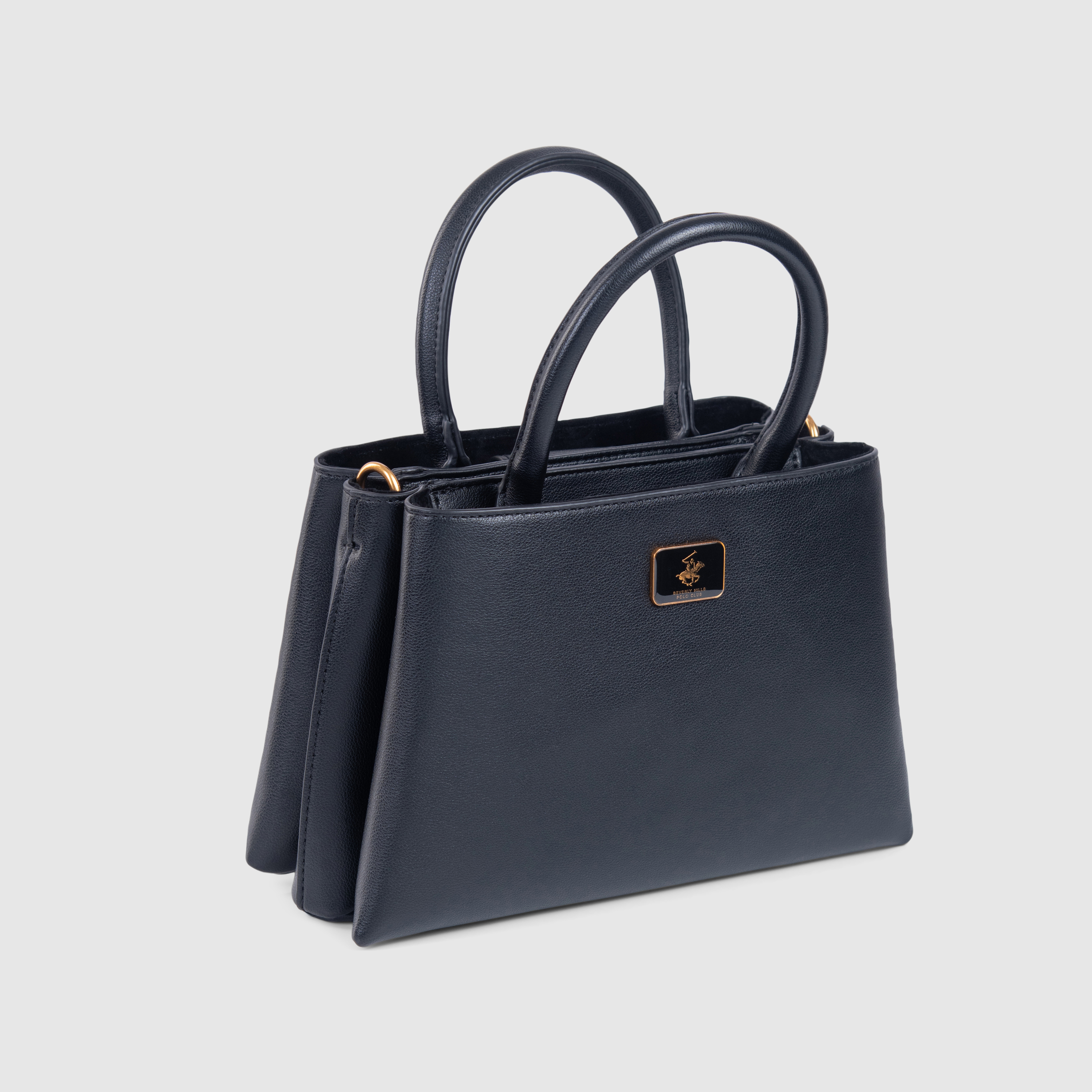 Textured Snap Button Satchel Bags