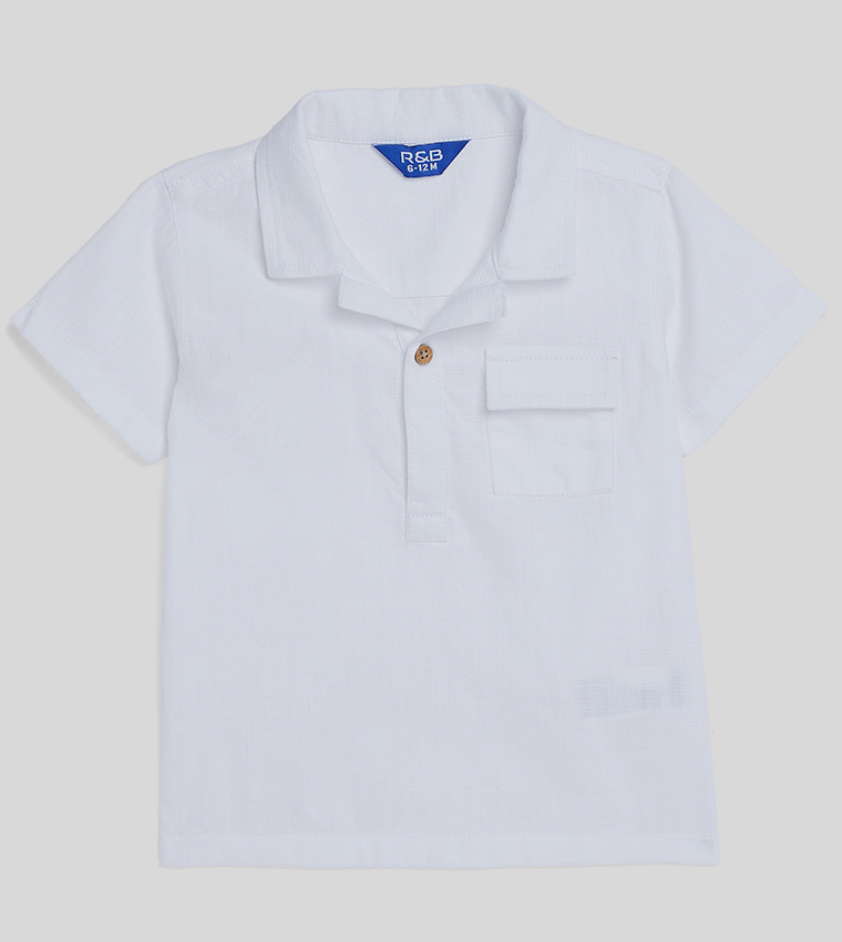 Solid Shirt and Shorts Set