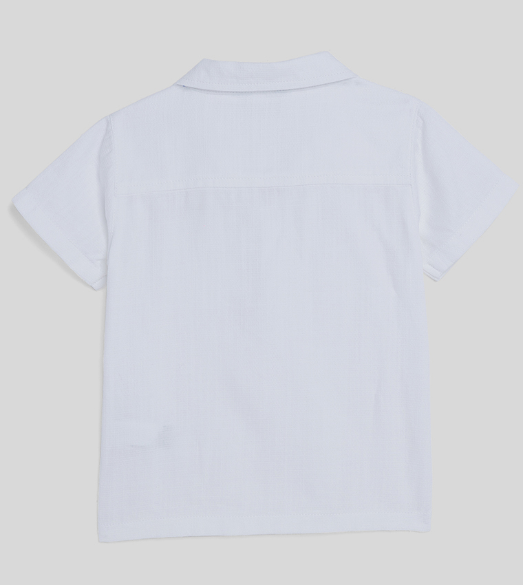 Solid Shirt and Shorts Set