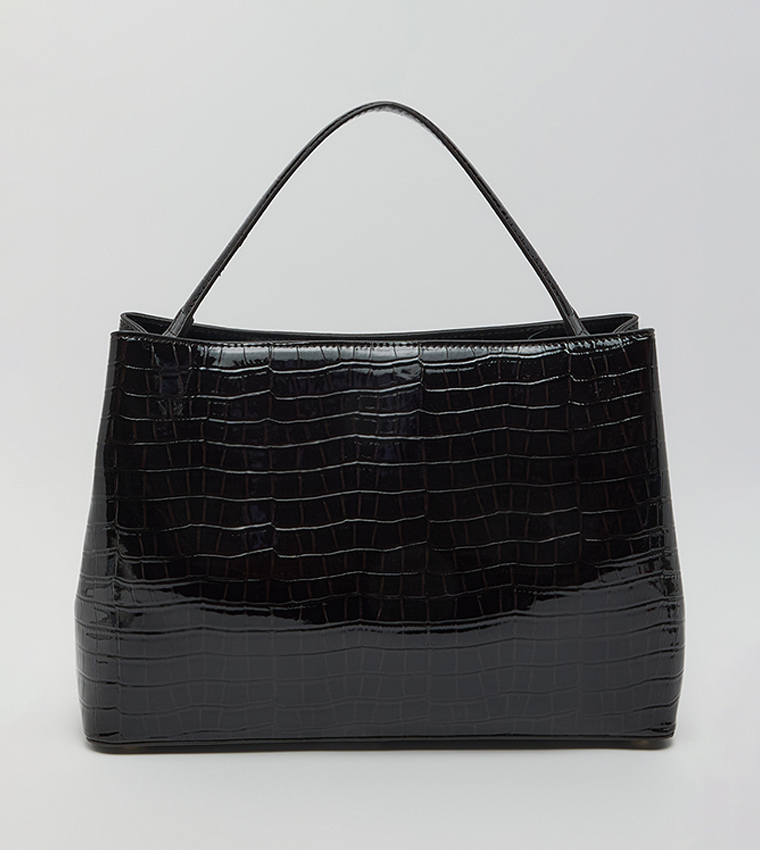R&B  Handheld Bags - Dark Brown Handheld Bags