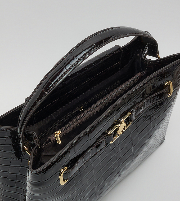 R&B  Handheld Bags - Dark Brown Handheld Bags