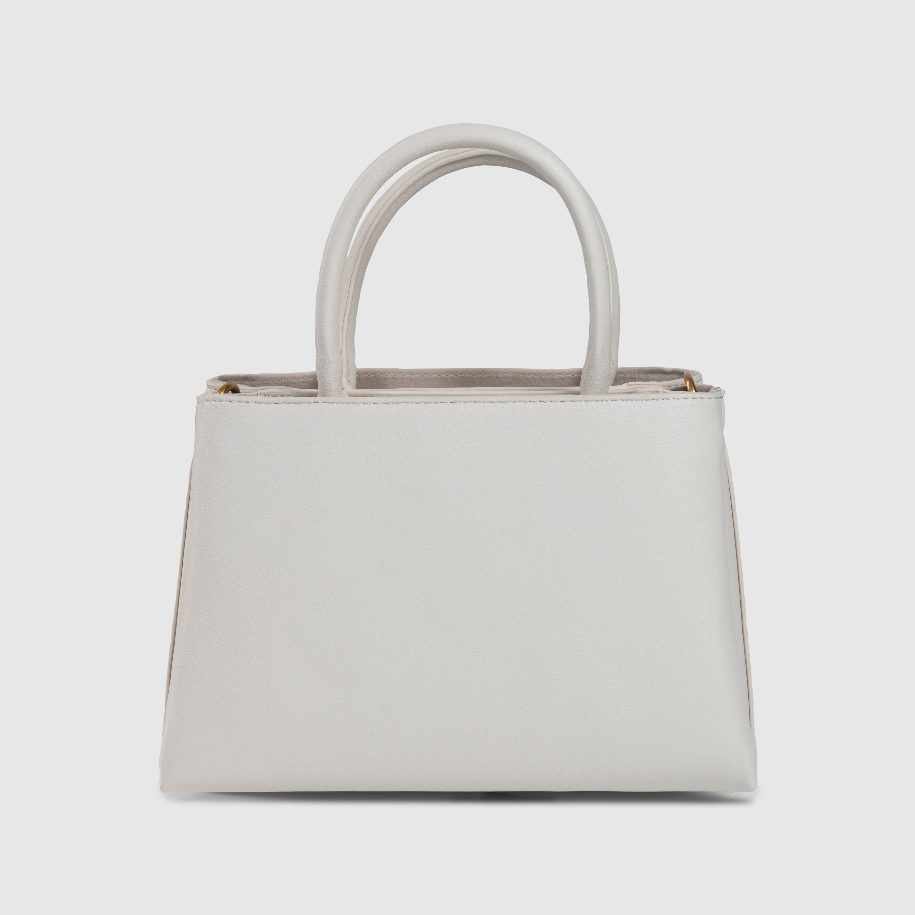 Textured Snap Closure Satchel Bag