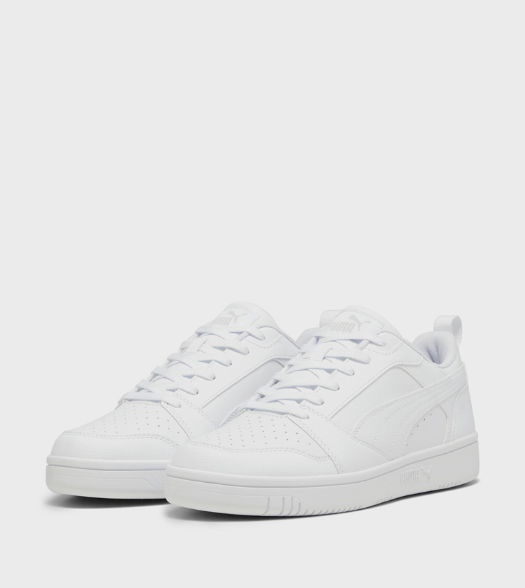 Puma  Low Top - White Running Shoes