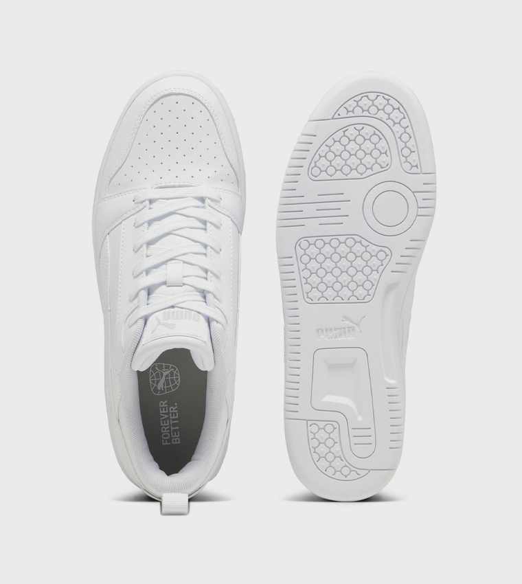 Puma  Low Top - White Running Shoes