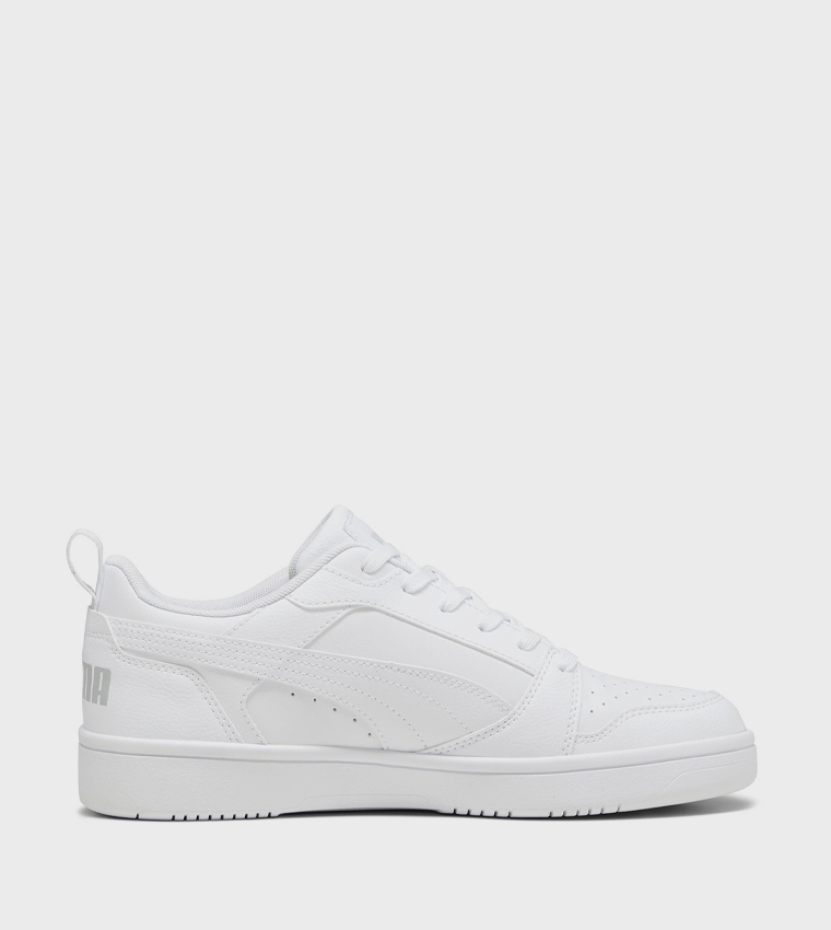 Puma  Low Top - White Running Shoes