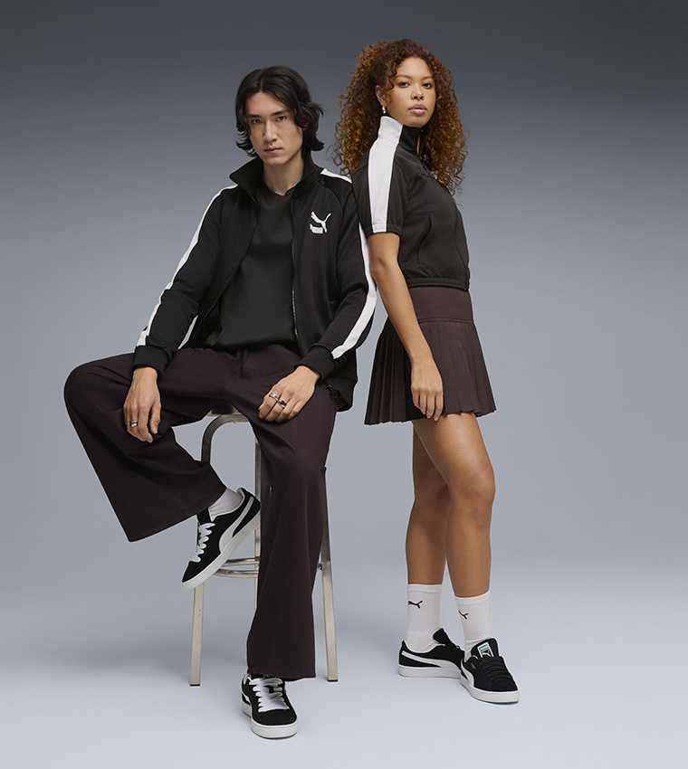 Classic Suede Color Block Sneakers