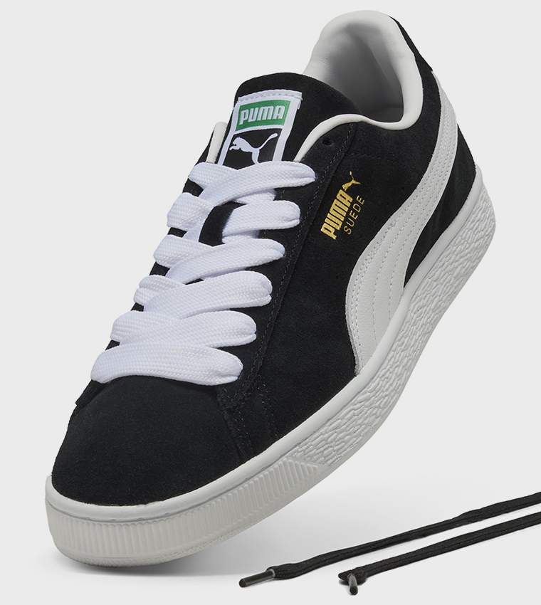 Classic Suede Color Block Sneakers