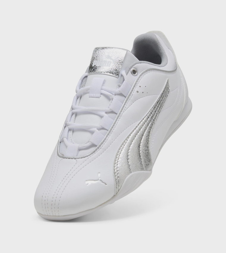 CATCH SOLEIL Metallic Whisper Lace-Up Sneakers