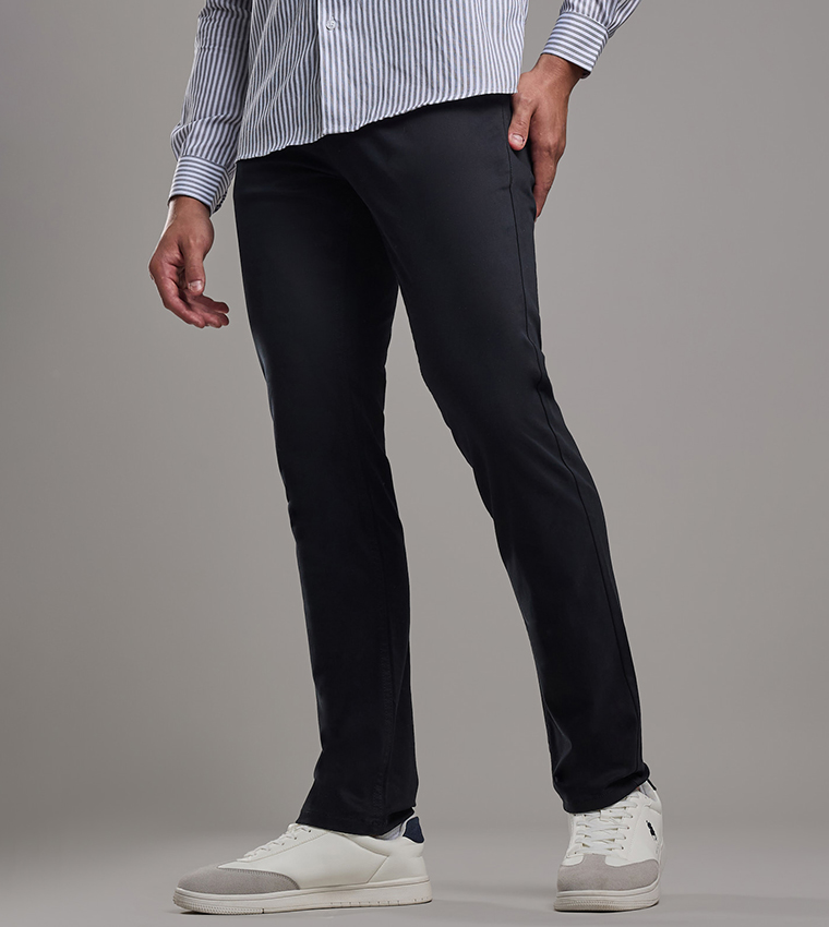 R&B  Casual Pants - Black Casual Pants