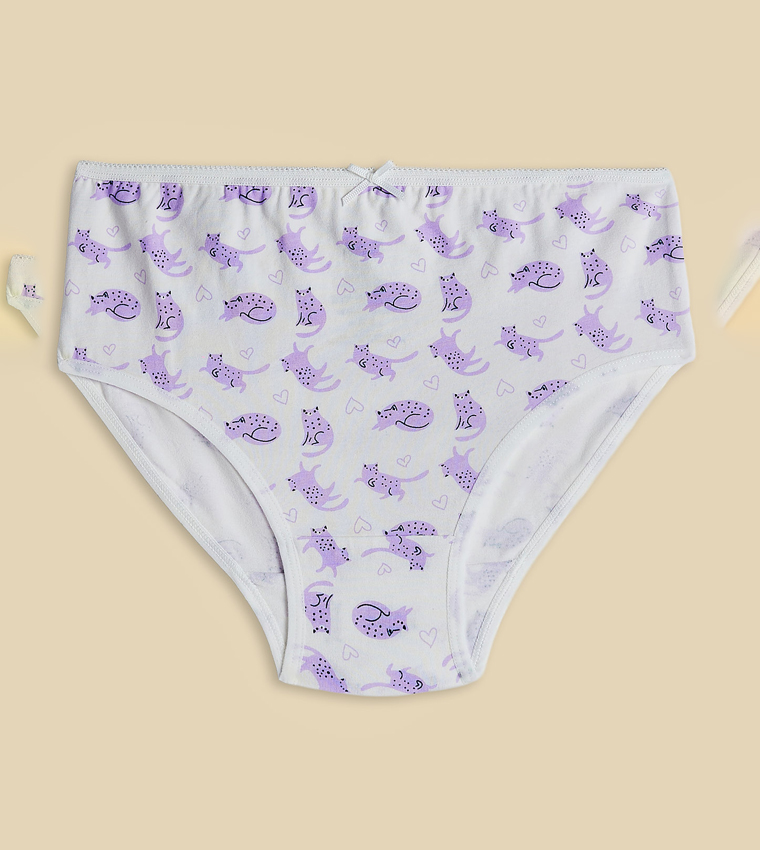 5 Pack Printed Bikini Briefs