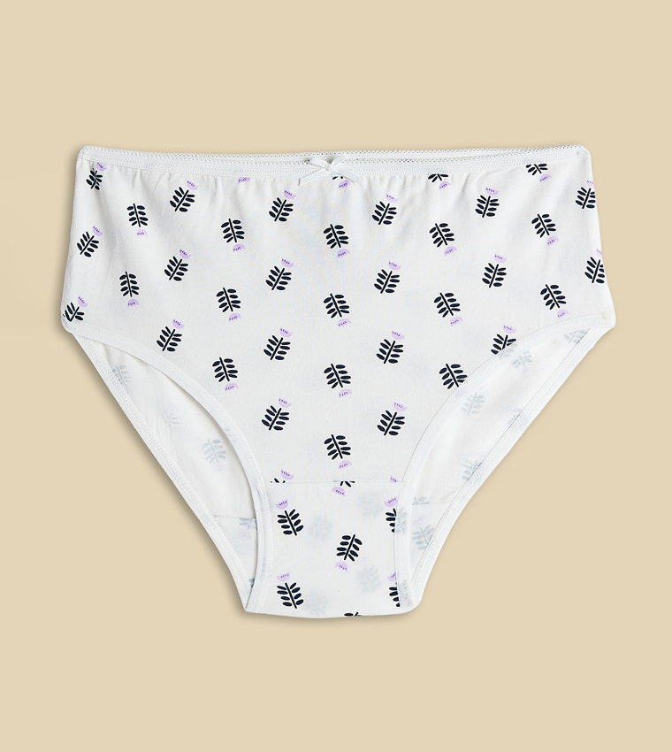5 Pack Printed Bikini Briefs