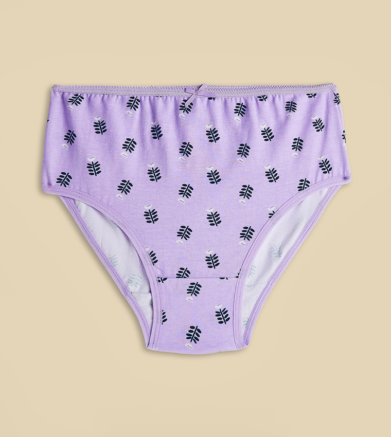 5 Pack Printed Bikini Briefs