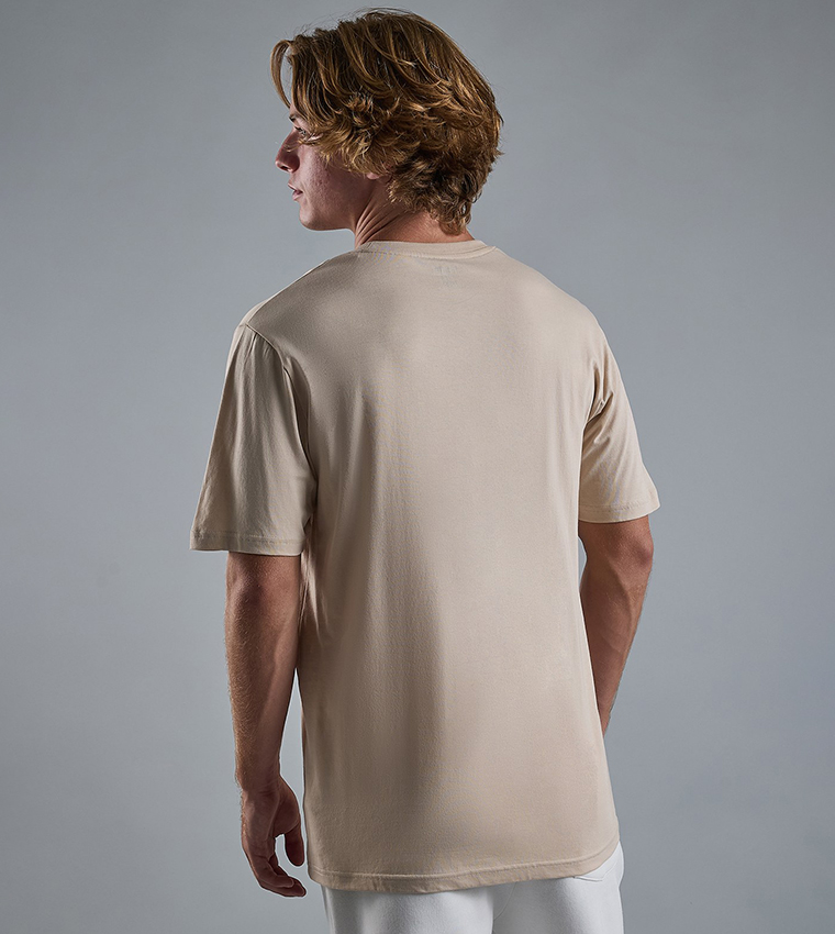 Solid T-Shirt with Crew Neck and Short Sleeves
