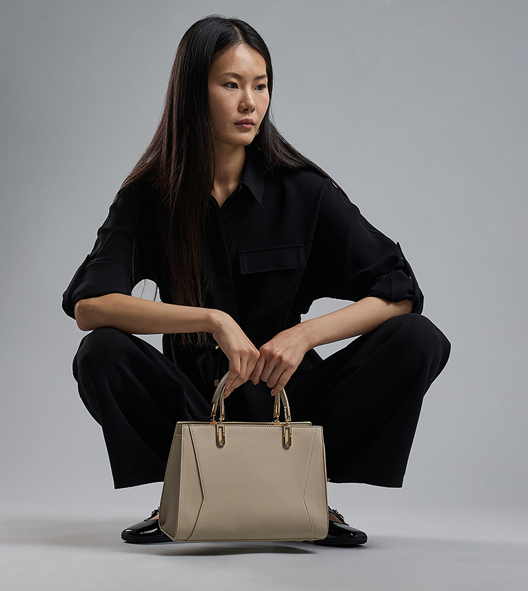 Solid Drawstring Shirt with Classic Collar and Long Sleeves