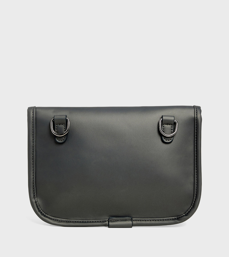 Diamond Patterned Crossbody Bag