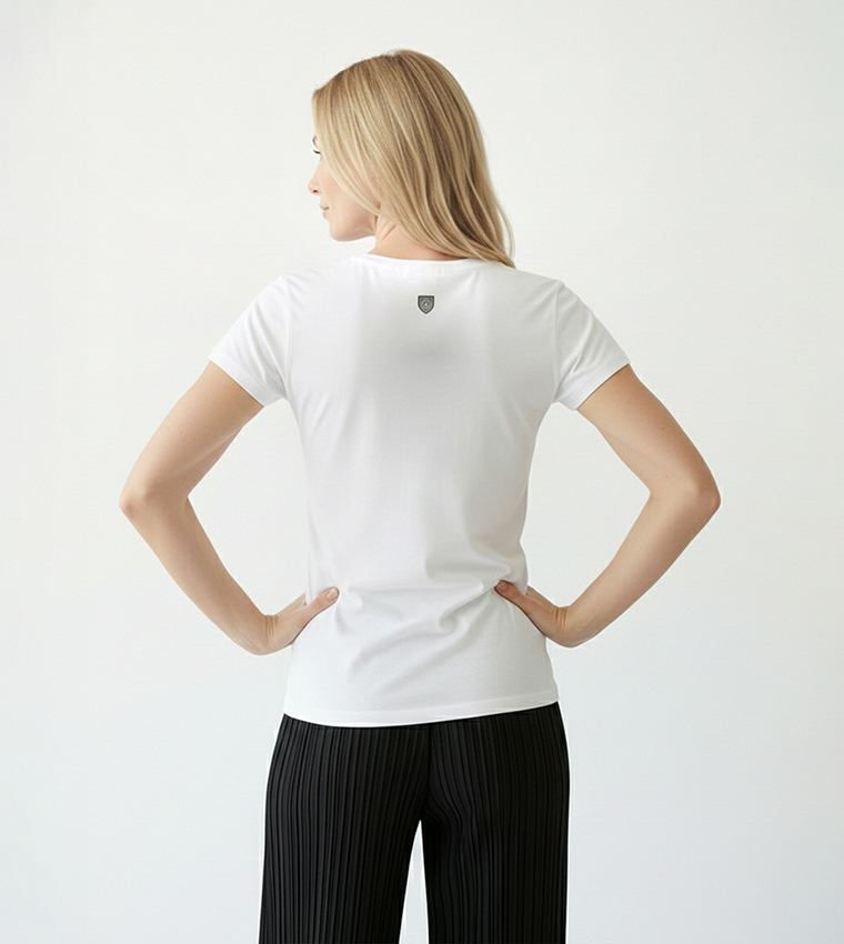Logo Detail Crew Neck T-Shirt