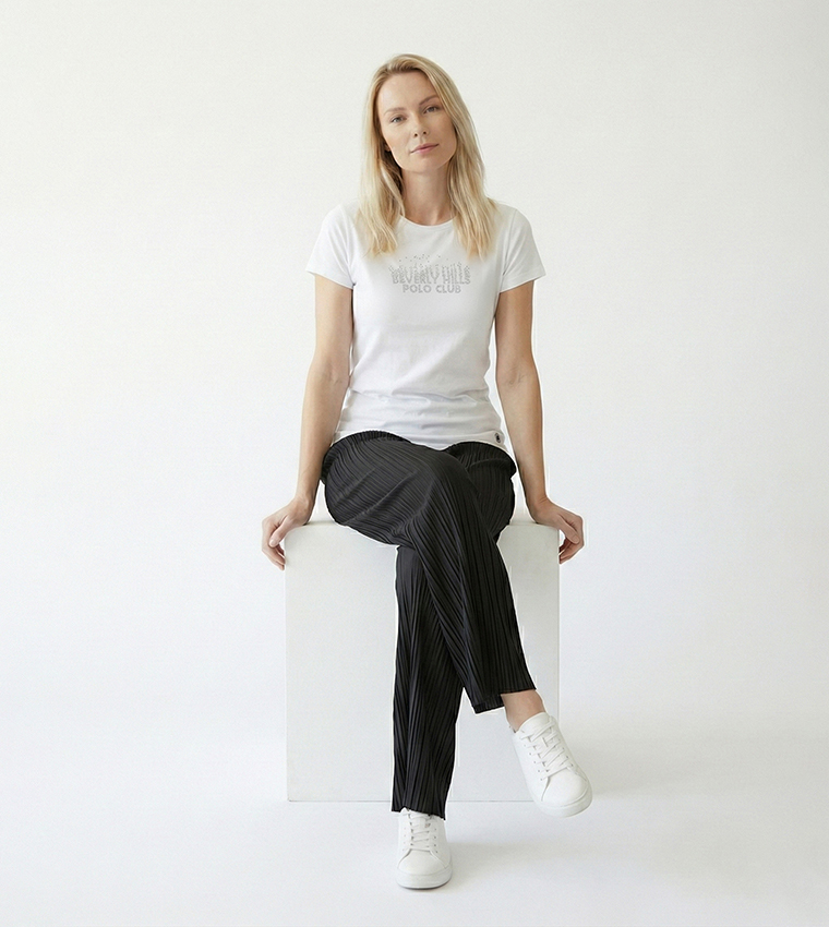 Logo Detail Crew Neck T-Shirt