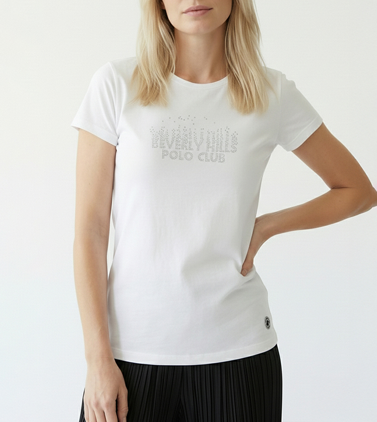 Logo Detail Crew Neck T-Shirt