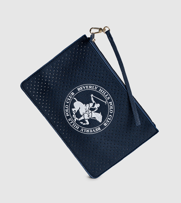 Logo Detail Perforated Tote Bag Set