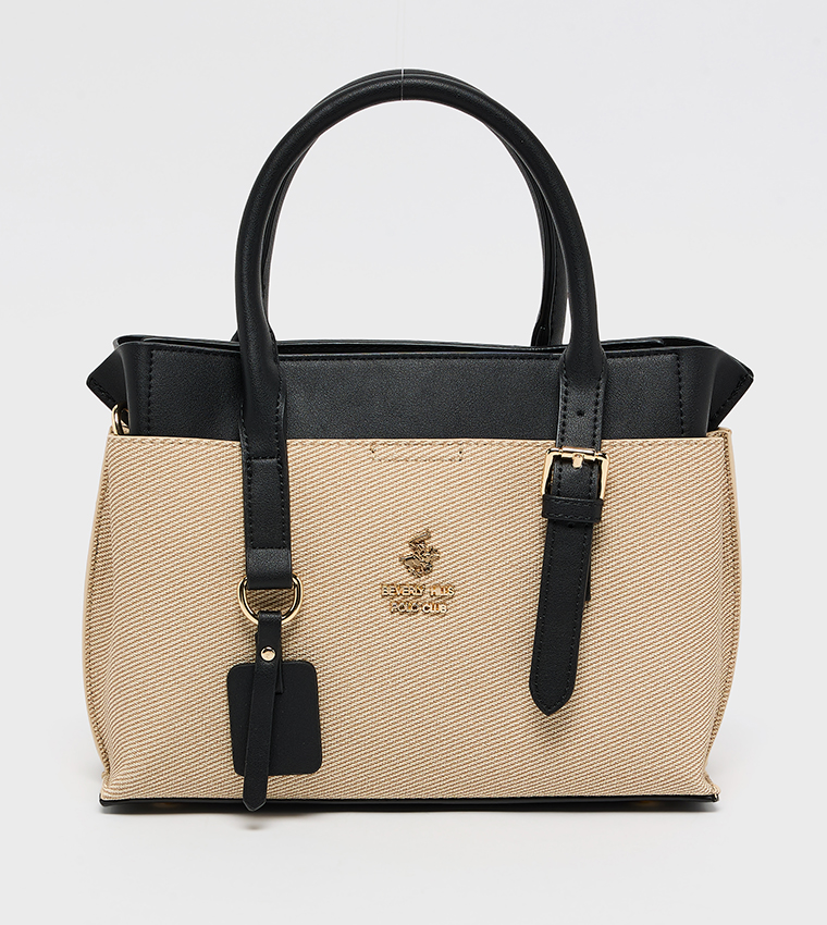 Logo Detail Satchel Bag