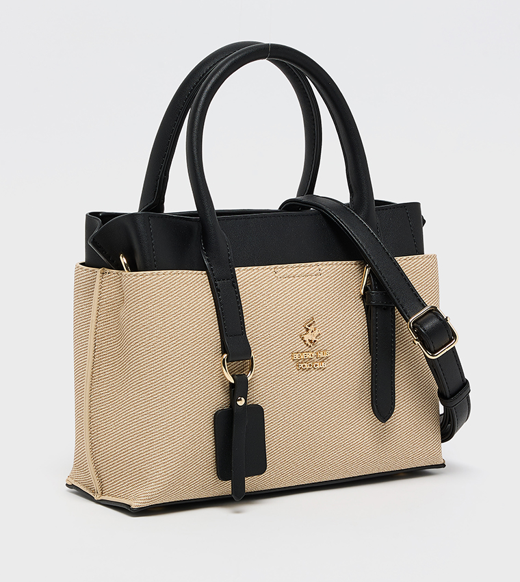 Logo Detail Satchel Bag